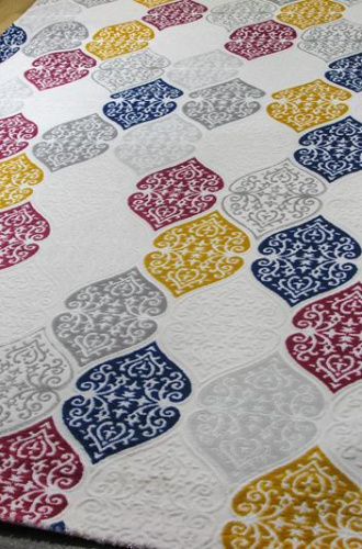 Турецкий Ковер BITEZ 8660A ivory / fushia 